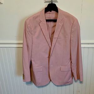 Light pink J Crew sport coat.